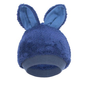 Zimní kojenecká čepička New Baby Penguin tmavě modrá - velikost 68/74