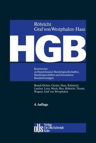 Handelsgesetzbuch (HGB), Kommentar