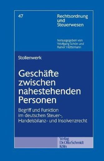 Geschäfte zwischen nahestehenden Personen