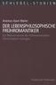 Der lebensphilosophische Frühromantiker