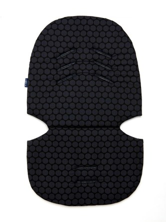 Podložka do kočárku Womar černo-grafitová