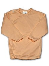 Kojenecká košilka proužkovaná New Baby oranžová - velikost 68 (4-6m)
