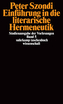Einführung in die literarische Hermeneutik