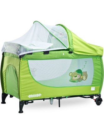 Cestovní postýlka CARETERO Grande green 2016