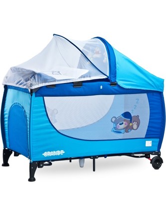 Cestovní postýlka CARETERO Grande blue 2016