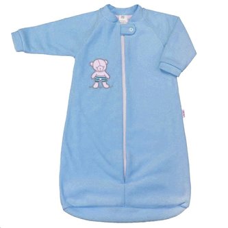 Kojenecký froté spací pytel New Baby medvídek modrý - velikost 80 (9-12m)