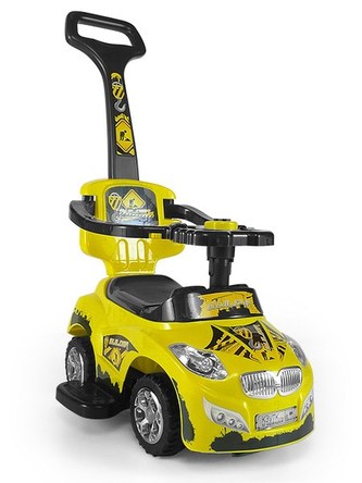 Dětské jezdítko 2v1 Milly Mally Happy yellow