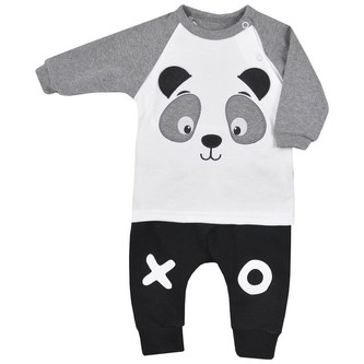 Kojenecké tepláčky a tričko Koala Panda - velikost 62 (3-6m)