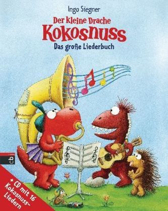 Der kleine Drache Kokosnuss - Das große Liederbuch, m. Audio-CD