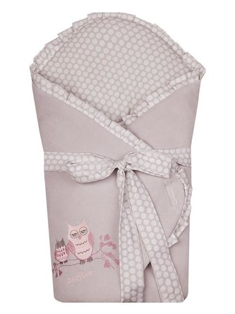 Semišková zavinovačka s mašlí Womar sovička