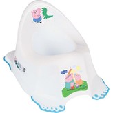 Dětský nočník protiskluzový Prasátko Peppa white-blue