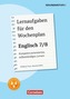 Lernaufgaben für den Wochenplan Englisch: 7/8