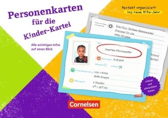 Personenkarten für die Kinder-Kartei