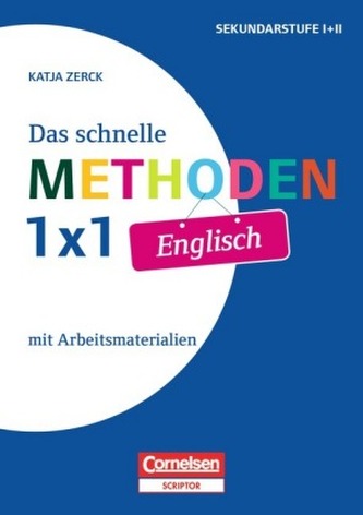 Das schnelle Methoden-1x1 Englisch mit Arbeitshilfen - Sekundarstufe I + II