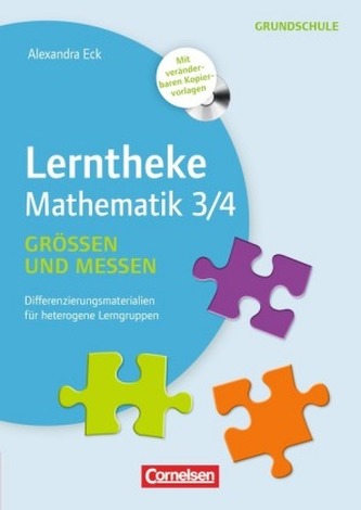 Lerntheke Mathematik 3/4: Größen und Messen, m. CD-ROM