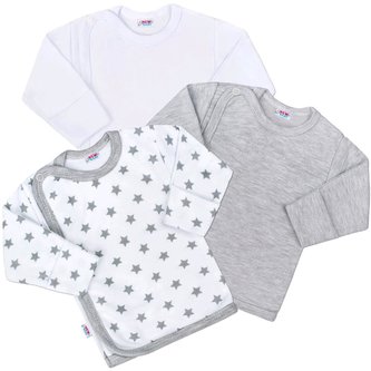 Kojenecká košilka New Baby Classic II Uni 3ks - velikost 56 (0-3m)
