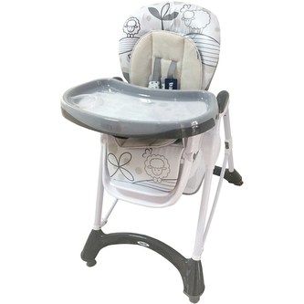 Jídelní židlička Baby Mix dark grey