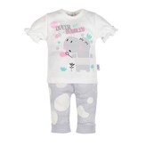 Kojenecké tričko s krátkým rukávem a tepláčky New Baby Queen - velikost 80 (9-12m)