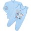 2-dílná souprava New Baby teddy modrá - velikost 50