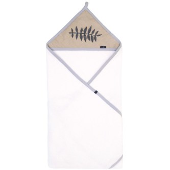 Dětská bavlněná osuška Womar 80x80 kapradí béžová