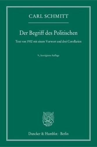 Der Begriff des Politischen