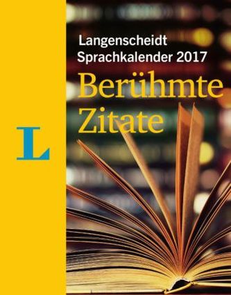 Langenscheidt Sprachkalender 2017 Berühmte Zitate