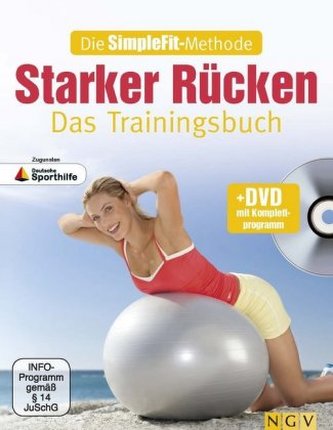 Die SimpleFit-Methode - Starker Rücken - Das Trainingsbuch, m. 1 DVD