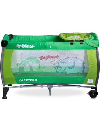 Cestovní postýlka CARETERO Medio green