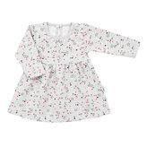 Kojenecké šatičky s dlouhým rukávem New Baby For Girls hvězdičky - velikost 74 (6-9m)
