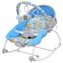 Lehátko pro miminko 2v1 Baby Mix dino grey blue