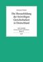 Die Herausbildung der freiwilligen Gerichtsbarkeit in Deutschland