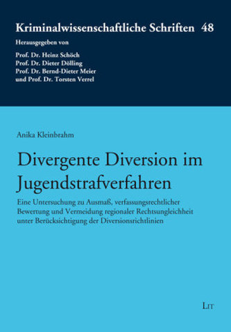 Divergente Diversion im Jugendstrafverfahren Divergente Diversion im Jugendstrafverfahren