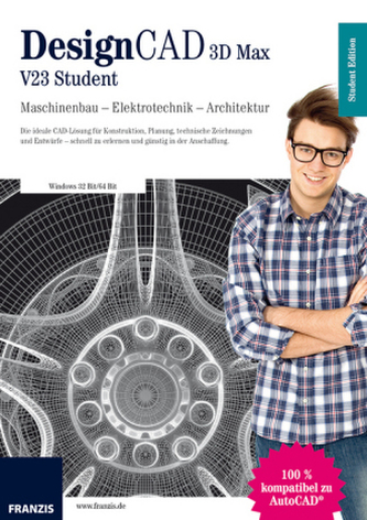 DesignCAD 3D Max V23 Student, CD-ROM
