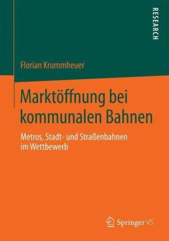 Marktöffnung bei kommunalen Bahnen