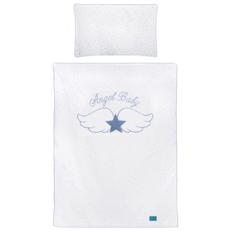 3-dílné ložní povlečení Belisima Angel Baby 90/120 modré