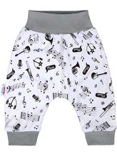 Kojenecké bavlněné polodupačky New Baby Music - velikost 74 (6-9m)