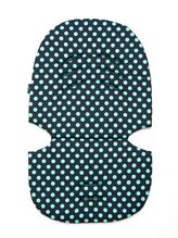 Podložka do kočárku Womar šedo-tyrkysová