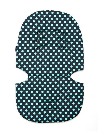 Podložka do kočárku Womar šedo-tyrkysová