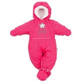 Zimní kombinéza 2v1 New Baby růžová - velikost 74 (6-9m)