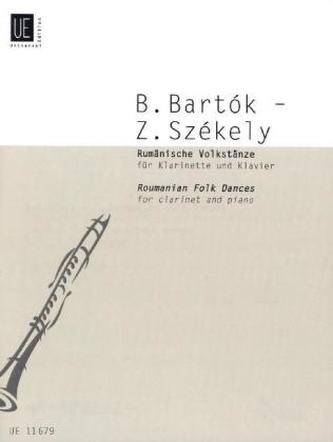 Rumänische Volkstänze, für Klavier Ausgabe für Klarinette und Klavier