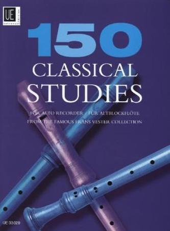 150 Classical Studies, für Altblockflöte