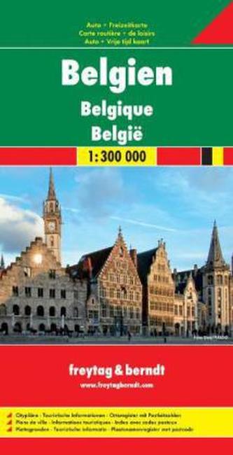 Freytag & Berndt Auto + Freizeitkarte Belgien. Belgique / Belgie