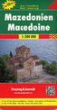 Freytag & Berndt Autokarte Mazedonien. Makedonija. Macedonie. Macedoine. Macedonia
