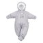 Zimní kombinéza 2v1 New Baby šedá - velikost 80 (9-12m)