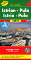 Freytag & Berndt Auto + Freizeitkarte Istrien - Pula, Top 10 Tips, Autokarte 1:100.000. Istria - Pula