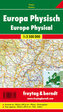 Freytag & Berndt Poster Europa, physisch, ohne Metallstäbe. Europa, physical