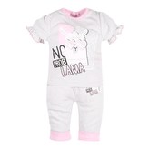 Kojenecké tričko s krátkým rukávem a tepláčky New Baby Lama - velikost 74 (6-9m)