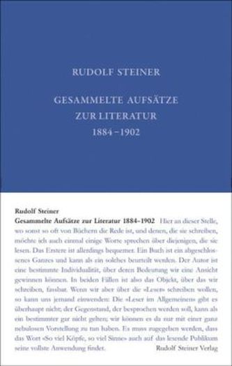 Gesammelte Aufsätze zur Literatur 1884-1902