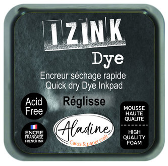 IZINK DYE razítkovací polštářek rychleschnoucí - černý