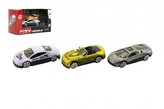 Auto sport kov 6cm mix druhů v krabičce